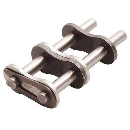 Tsubaki Chain Link, 40-2 Chain Size, Spring Clip, 1/2 in. Chain Pitch RS40-2-1-D3-CL